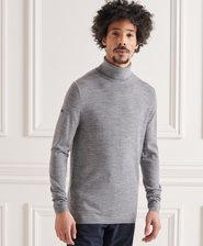 Pull à col roulé en mérinos