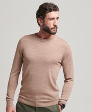 Pull ras-du-cou en laine mérinos