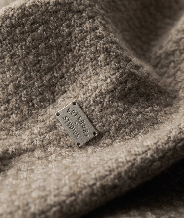 Pull en maille épaisse à col boutonné Image 5