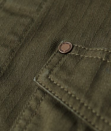 The Merchant Store - Overshirt met visgraatmotief Image 6