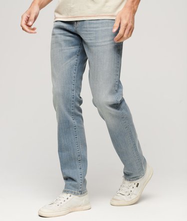 Tætsiddende Vintage jeans i økologisk bomuld med lige ben Image 1