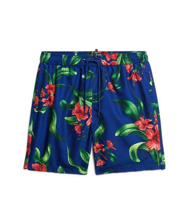17&quot; (43 cm) badeshorts med Hawaii-print i genanvendt materiale Image 7