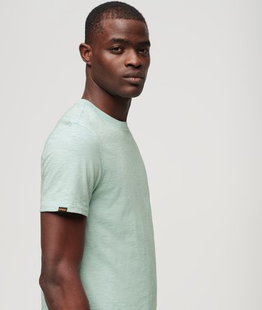 Crew Neck Slub Short Sleeved T-shirt Image 2