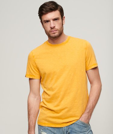T-shirt z krótkim rękawem i okrągłym dekoltem o splocie supełk. Image 1