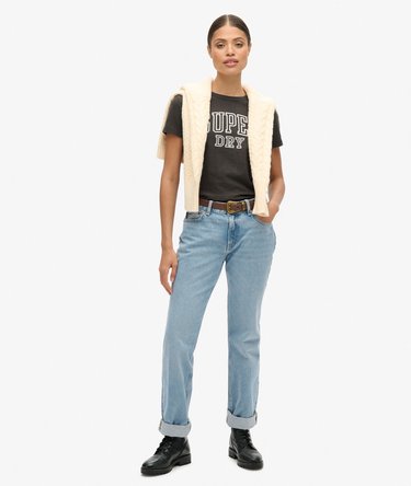 Athletic Essentials Graphic Fitted T-Shirt Image 5