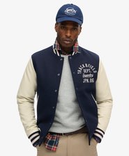 Giacca Bomber a punto catenella Varsity