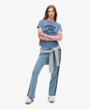 Joggers acampanados a rayas Athletic Essentials