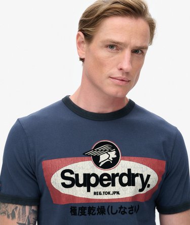 Core Logo Ringer Workwear Graphic T-Shirt Image 3