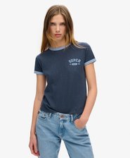 Athletic Essentials Ringer T-shirt met aansluitende pasvorm