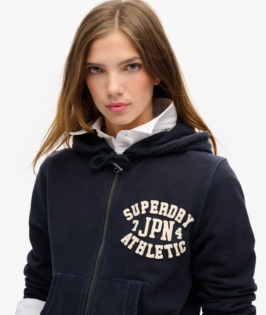 Athletic Essentials Relaxed Crop Zip-hoodie Image 3