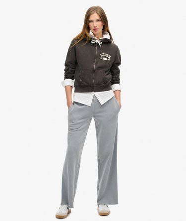 Sweat à capuche zippé court et décontracté Athletic Essentials Image 2