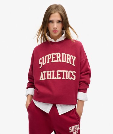 Übergroßes Athletic Essentials Sweatshirt mit Applikation Image 1