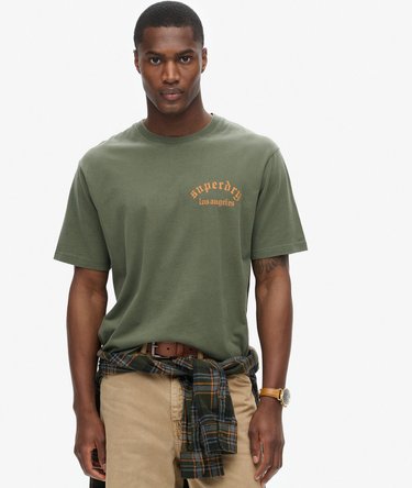 Tattoo Back Graphic Loose T-Shirt Image 2