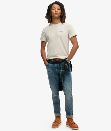 Essential T-shirt van biologisch katoen met logo Image 2
