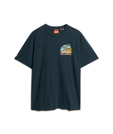 T-shirt à imprimé poitrine Travel Postcard Image 6