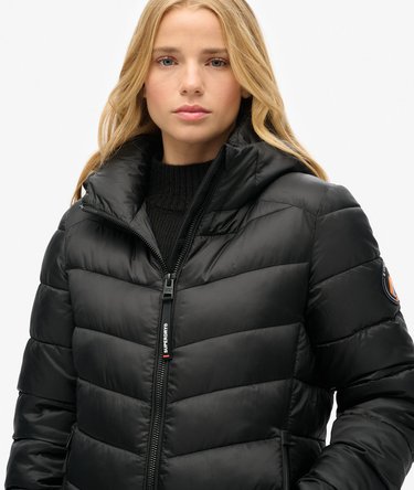 Hooded Fuji Mid Padded Coat Image 3