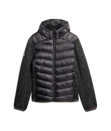 Gebreide Hybrid Storm jas met capuchon Image 7