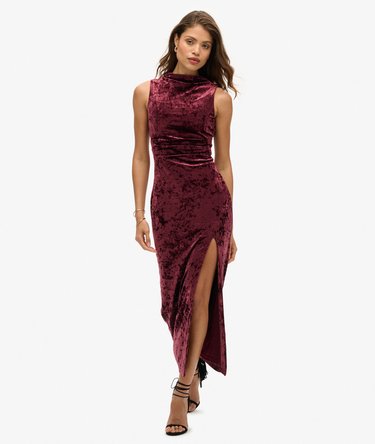 Maxikleid aus Samt Image 1