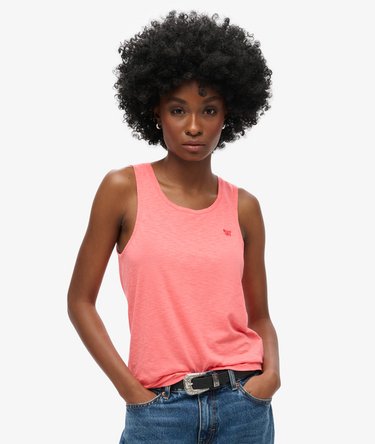 Tanktop met laag uitgesneden ronde hals Image 1