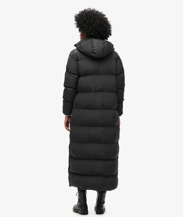 Maxi Hooded Puffer Coat Image 4