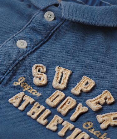 Vintage Athletic Polo Shirt Image 5
