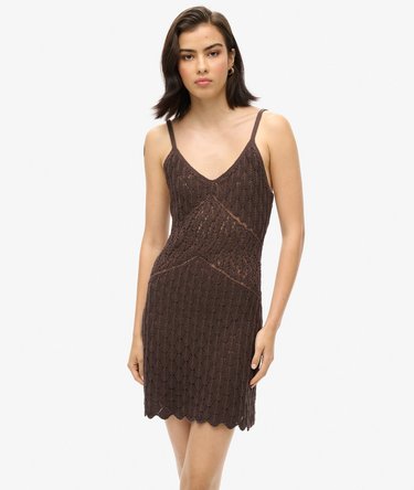 Robe courte caraco en crochet Image 1