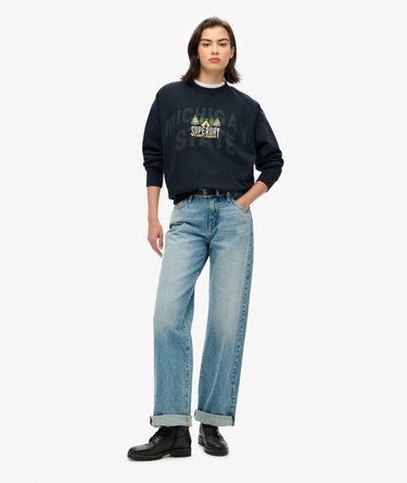 Lässiges Travel Souvenir Sweatshirt mit Rundhalsausschnitt Image 2