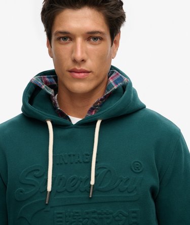 Sweat à capuche à logo graphique en relief Image 3