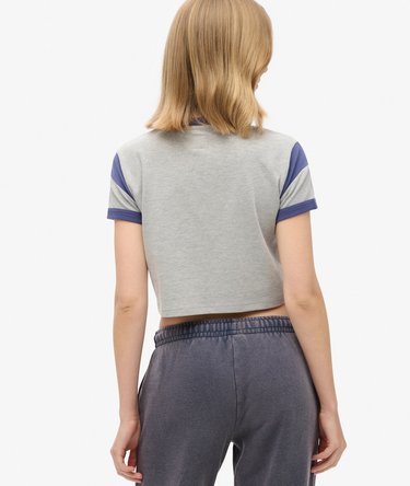Athletic Essentials Ringer T-shirt met grafische print Image 4