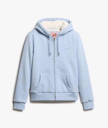 Essential Borg Lined Zip Hoodie Image 6