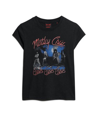 Motley Crue x Superdry Cap Sleeve T-Shirt Image 7