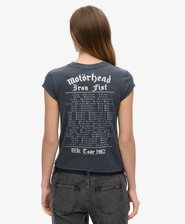 T-shirt con maniche ad aletta Motörhead x Superdry
