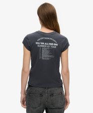 Metallica x Superdry Cap Sleeve Band T-Shirt
