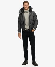 City Tweed Padded Bomber Jacket