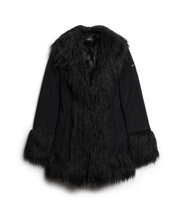 Cappotto afgano foderato in pelliccia sintetica Image 8