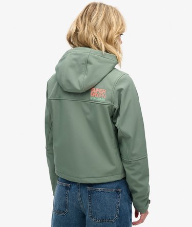 Hooded Soft Shell Trekker Jacket Image 4