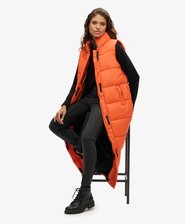 Gilet long sans manches Ripstop
