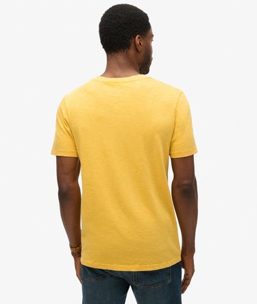 V-Neck Slub Short Sleeve T-Shirt Image 4
