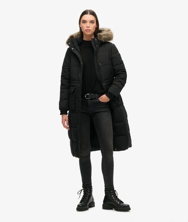Everest Longline Puffer Coat Image 1