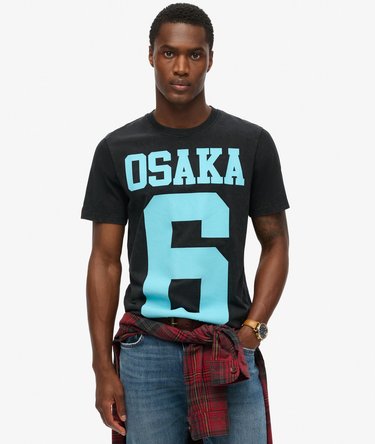 Osaka 6 T-Shirt mit Flockprint Image 1