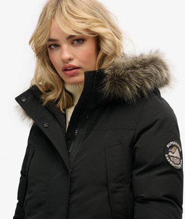 Everest Faux Fur Parka Coat Image 4