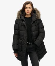 Everest Mid Faux Fur Puffer Coat