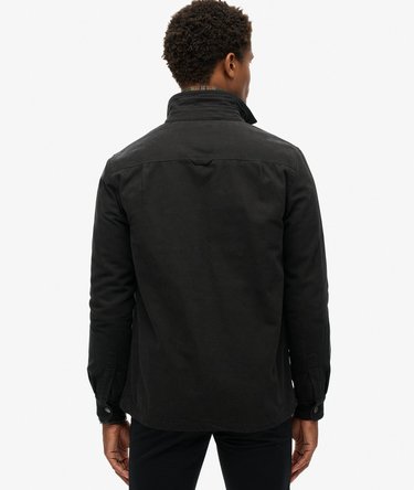 Organic Cotton Canvas Workwear Overshirt Image 4