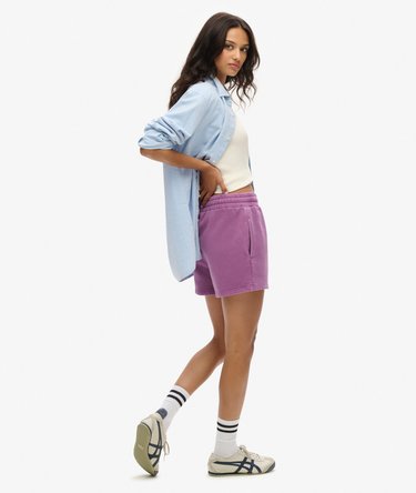 Sweatshorts in Vintage-Waschung Image 2