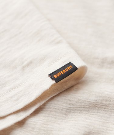 T-shirt z krótkim rękawem i okrągłym dekoltem o splocie supełk. Image 5