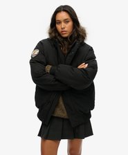 Bomber oversize à fourrure synthétique Everest