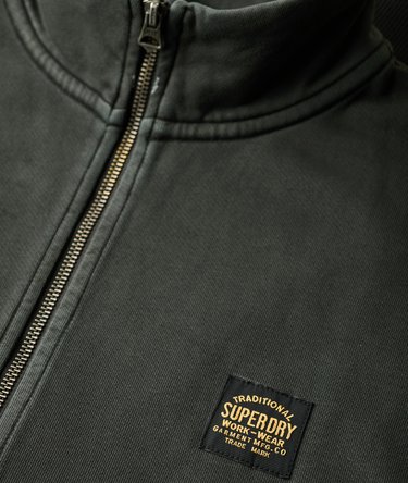 Oversized Contrast Stitch Track Top Image 5
