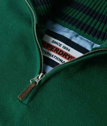 Cotton Classics Half-Zip Knitted Jumper Image 6