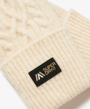 Gants chauffe-mains torsadés Luxe