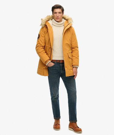 Everest Faux Fur Hooded Parka Coat Image 2